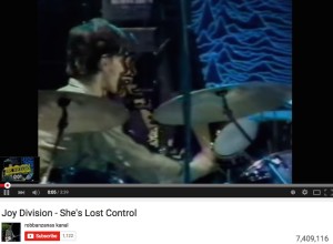 Stephen Morris created the unique electronic drum beat on "She's Lost Control" - Story by CaliforniaRocker.com