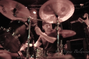 Dave Lombardo's drumming takes front and center position at Philm set at Whisky - Photo © 2015 Donna Balancia