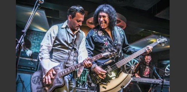 Johnny Depp and Gene Simmons - Photo Courtesy of Mending Kids