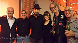 Lisa Loeb with Gibson guys - Photo © 2015 Donna Balancia