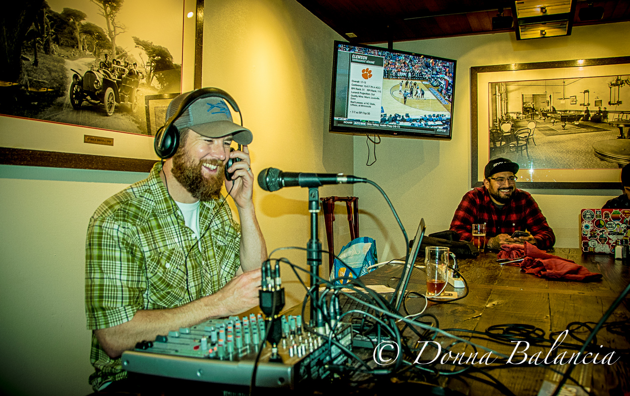 Jeff White at the helm of KRML - Photo © 2016 Donna Balancia