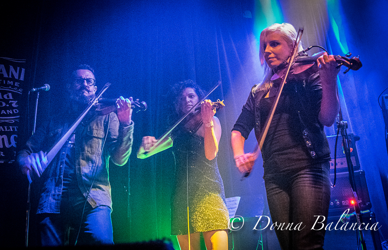 Vionlinist trio, known as V3, were featured on Love Reigns O’er Me and I Am The Walrus – Photo © 2016 Donna Balancia