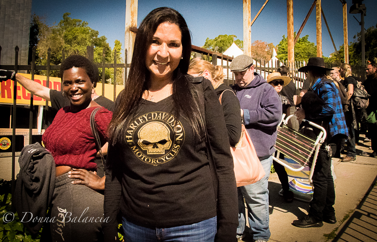 Carla gets her Guns N Roses ticket - Photo © 2016 Donna Balancia