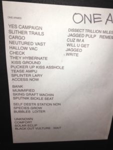 set list ATDI