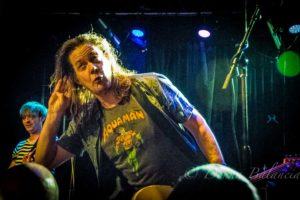 I can't hear you Dave Pirner says during Soul Asylum show at Whisky A Go Go - Photo by Donna Balancia