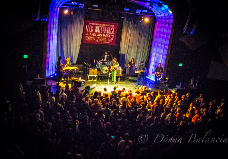Nick Waterhouse and his Tarots pack The Regent Theater in Downtown LA - Photo © 2016 Donna Balancia