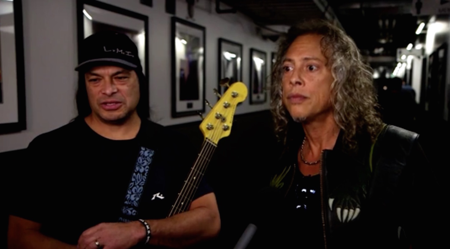 Robert Trujillo and Kirk Hammett - Photo courtesy of GRAMMY.org