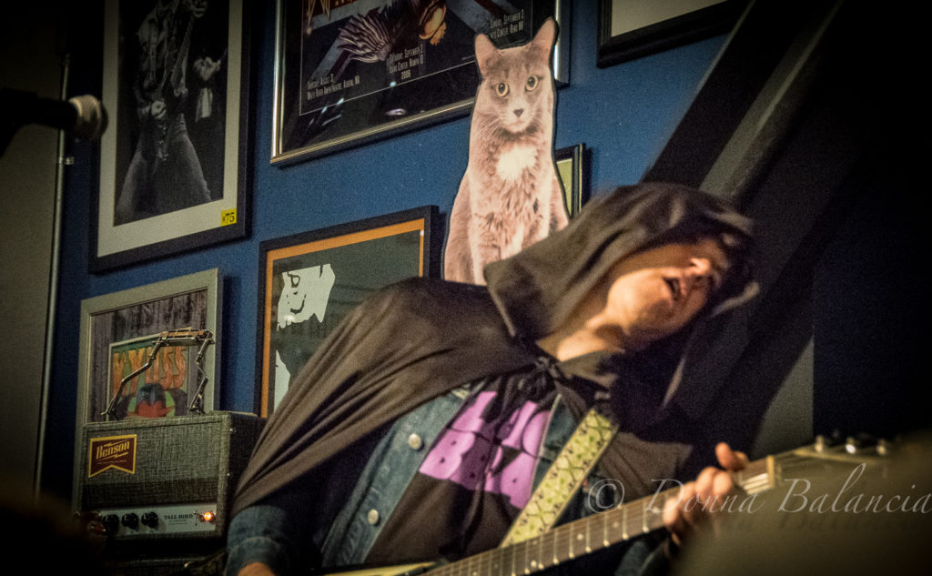 Ryan Adams emerged all cloaked up at one of his recent appearances, at Amoeba Records - Photo © 2017 Donna Balancia