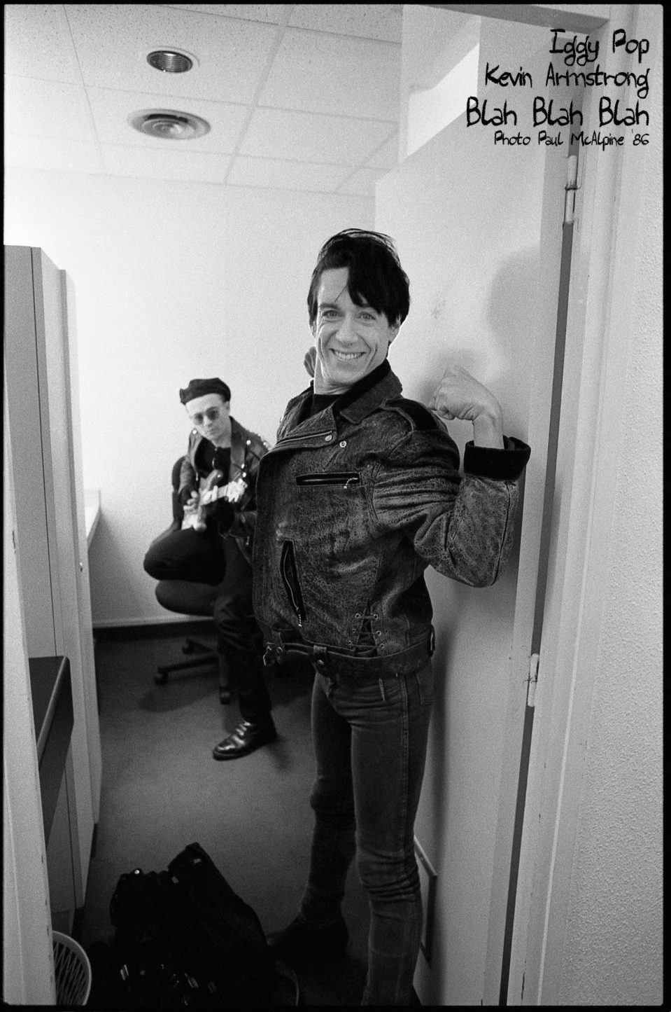 Paul McAlpine photo of Iggy Pop and Kevin Armstrong