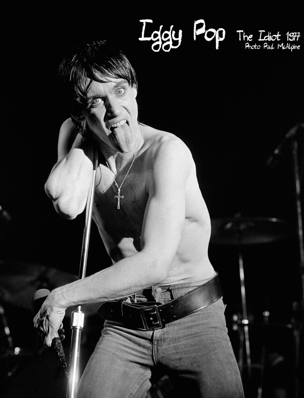 Iggy Pop during his solo career - Photo © Paul McAlpine