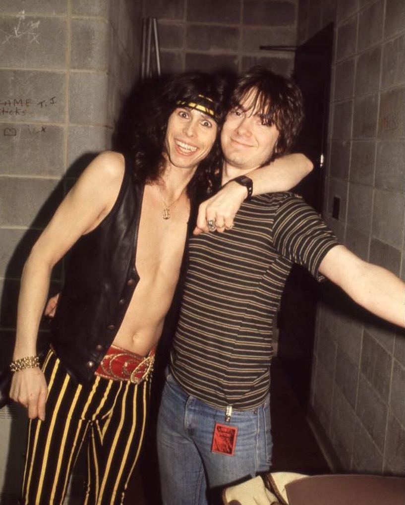 Steven Tyler with Paul McAlpine - Photo courtesy of Paul McAlpine