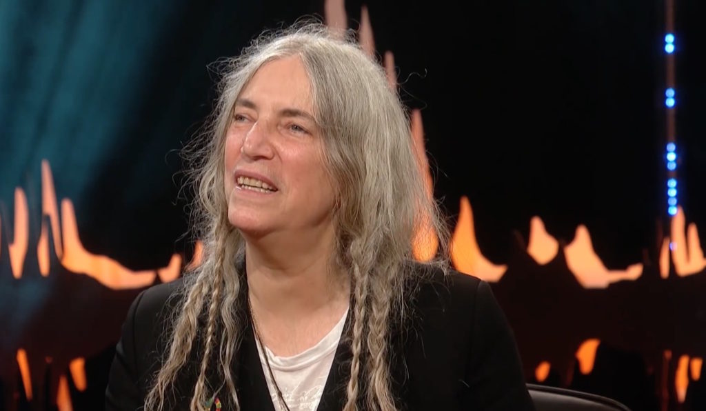 Patti Smith 'froze' during Nobel song for Dylan - Photo courtesy of Skavlan