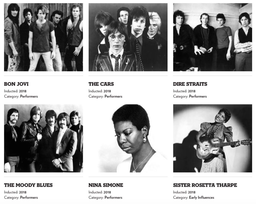 Bon Jovi, The Cars and Dire Straits lead the 2018 Rock and Roll Hall of Fame Inductees - Photo courtesy of RRHOF