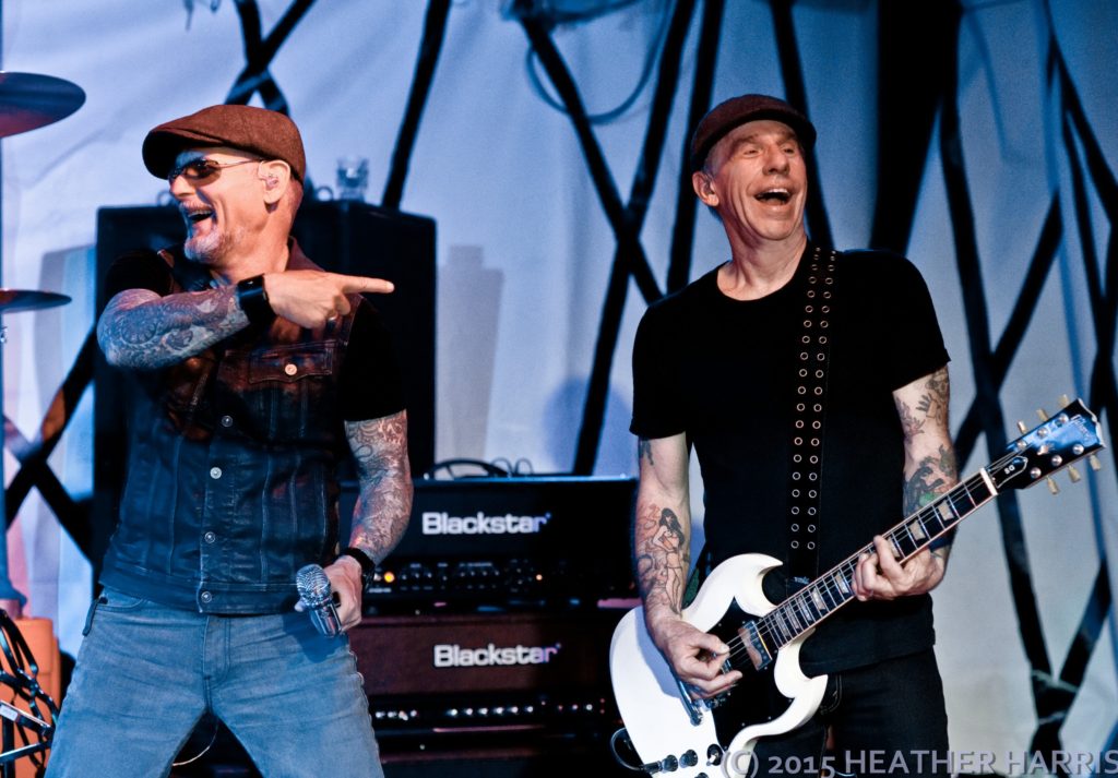 Ron Young and Loren Molinare share a laugh on stage - Photo © Heather Harris