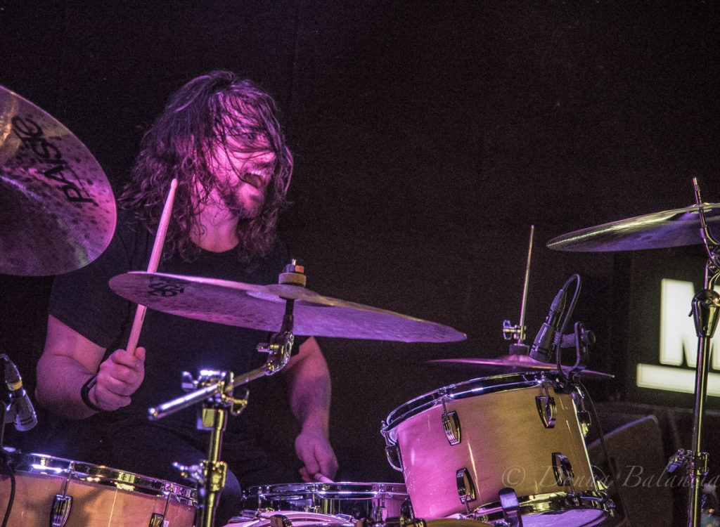Mona's drummer Justin Wilson - Photo © 2018 Donna Balancia