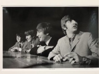 A photo of The Beatles during a 1964 US press conference was part of $358,000 Beatles auction sale - Photo courtesy Mike Mitchell and Omega