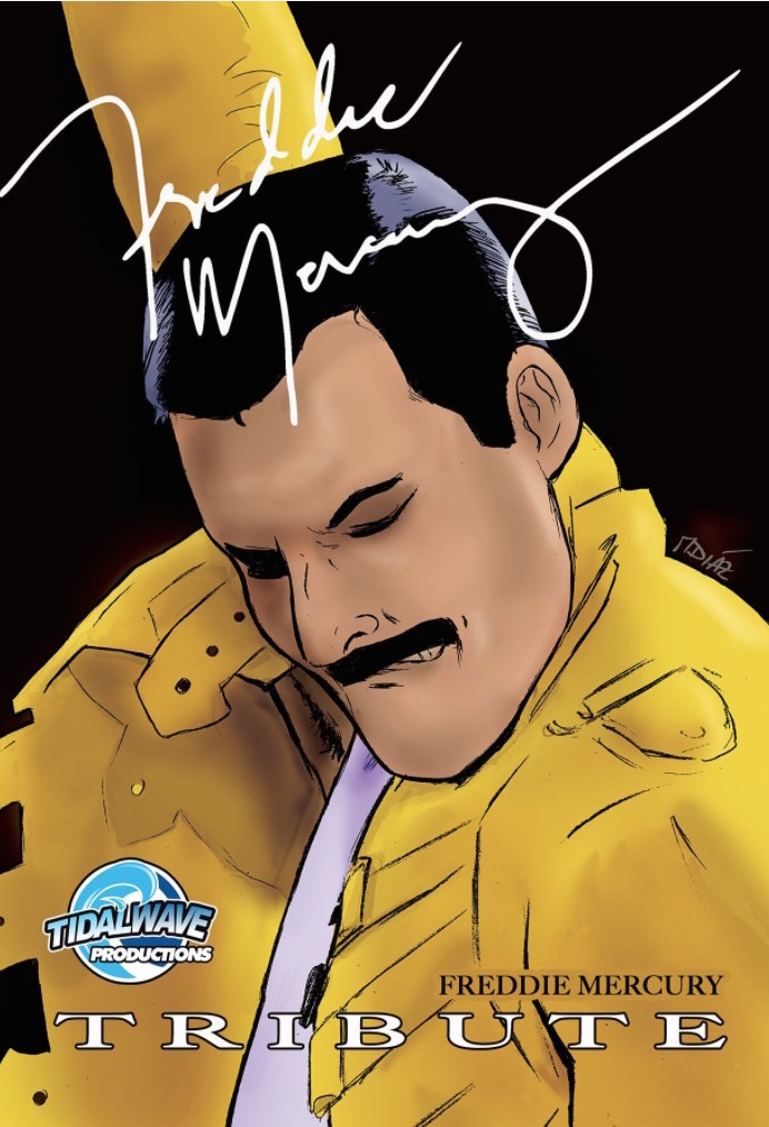 Freddie Mercury comic book - Courtesy TidalWave