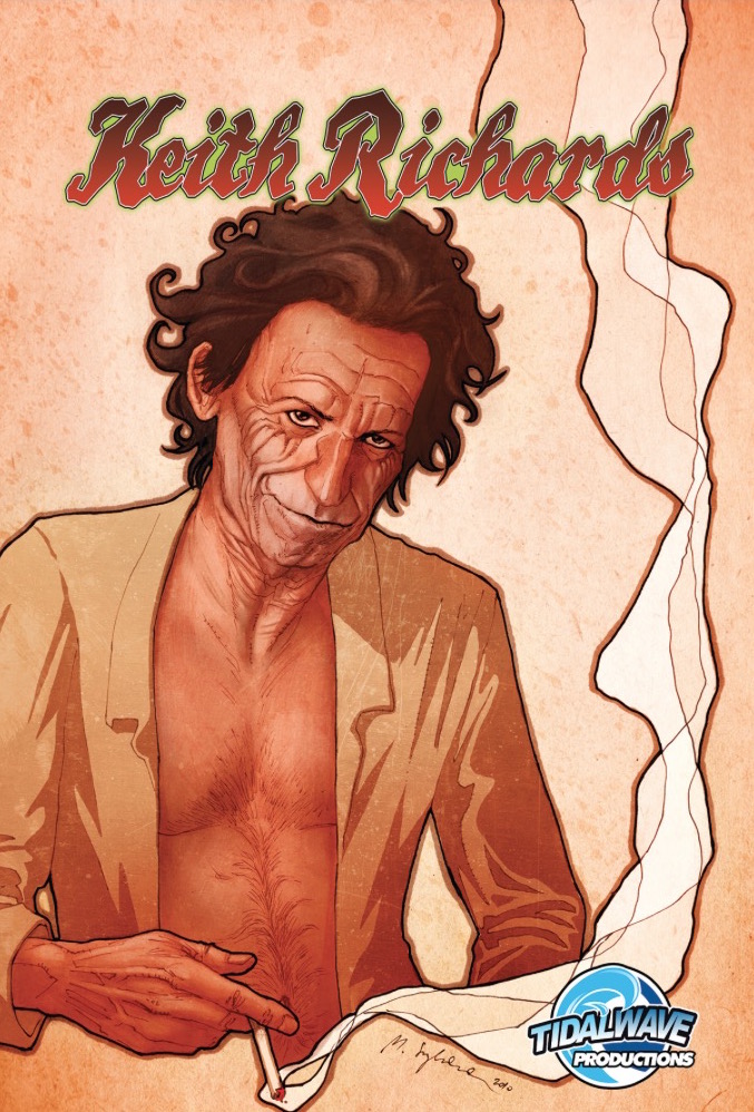 Keith Richards comes back to life as a comic book character - Courtesy of TidalWave 
