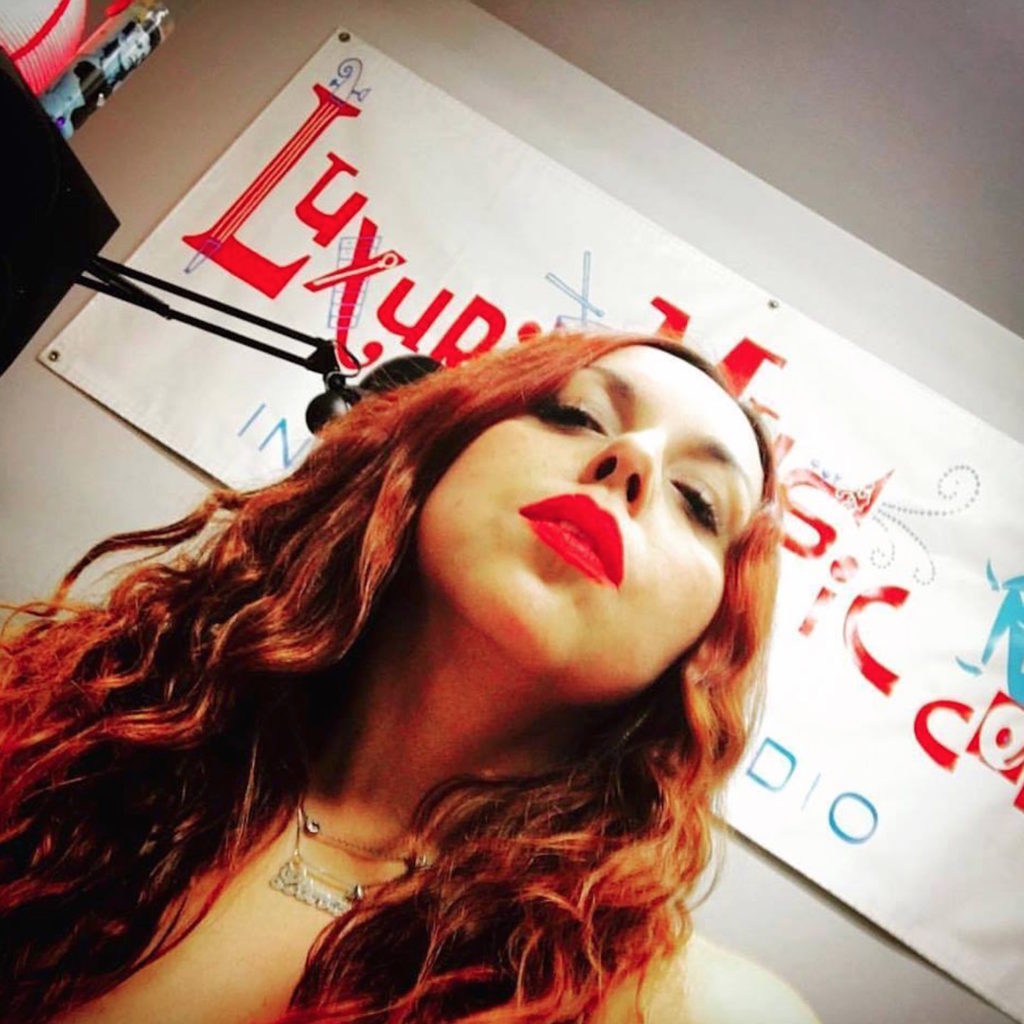 Lina Lecaro of Hot Licks With Lina on Luxuria Radio - Photo courtesy of Lina Lecaro