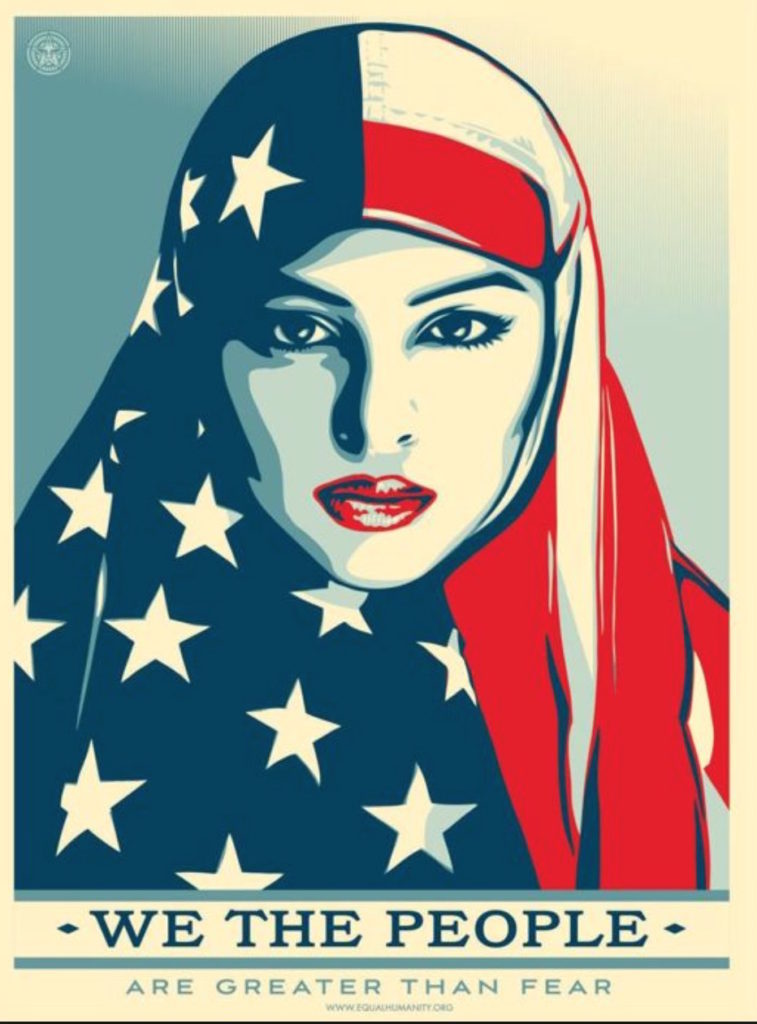 This image became an important symbol since the presidential election - Image courtesy of Shepard Fairey