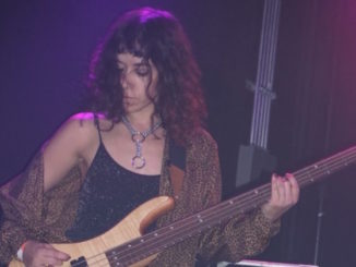 Bianca Ayala, bassist for The Tissues - Photo by Scott Free