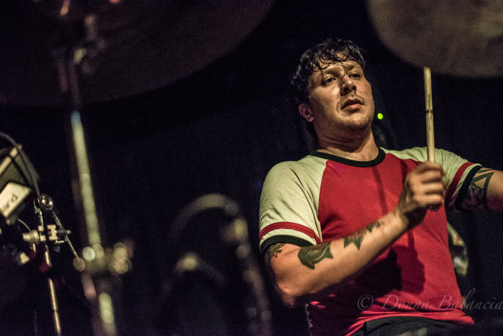 Drummer Dan of The Oh Sees in sync with Paul - Photo © 2018 Donna Balancia