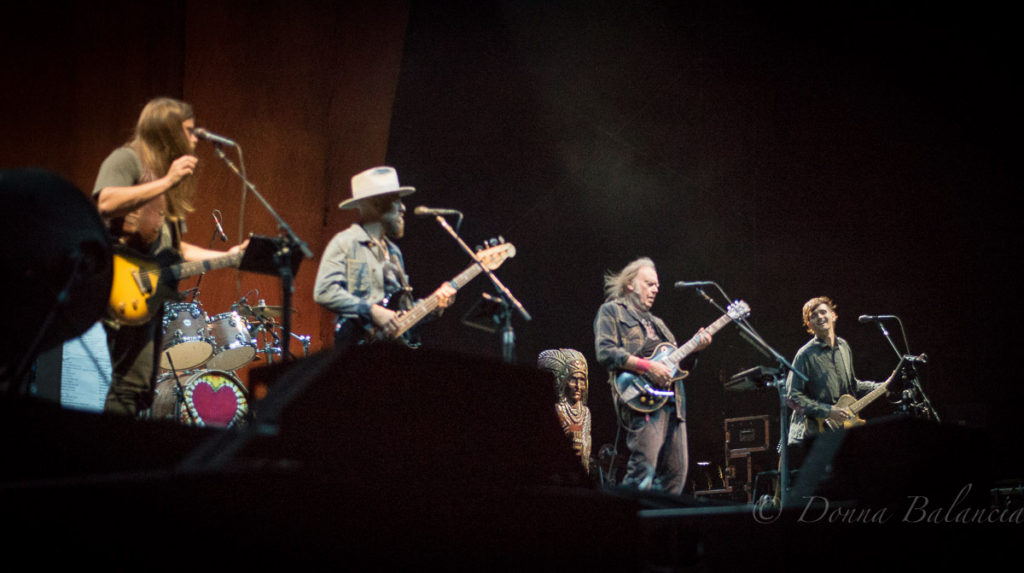 Neil Young and The Promise of the Real featuring Willie Nelson's sons - Photo © 2018 Donna Balancia