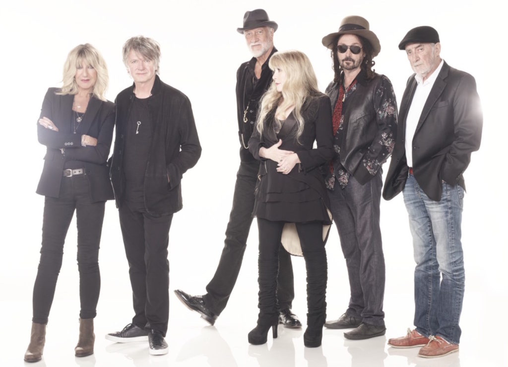 Fleetwood Mac with new band member Mike Campbell - Photo courtesy of iHeartRadio