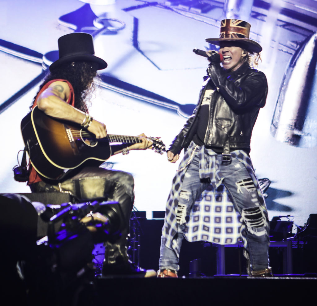 Slash and Axl Rose of Guns N' Roses - Photo courtesy of Axl Rose - Photo courtesy of Katarina Benzova