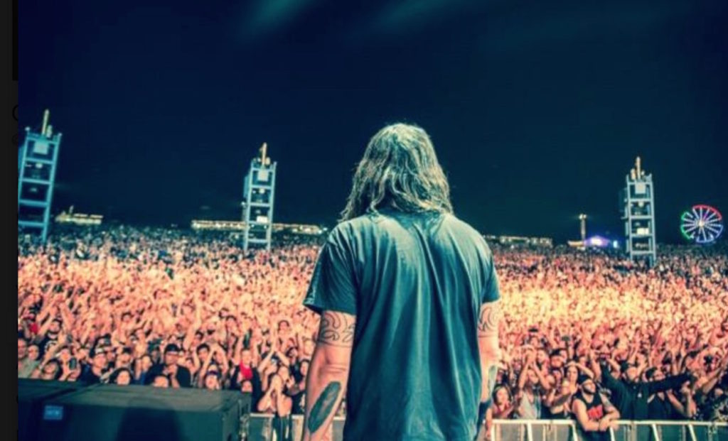 Dave Grohl at Cal Jam 17 - Photo courtesy Cal Jam