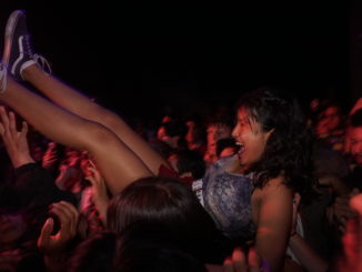 Fan crowd surfs during Feels the band at Dirty Penni Fest 3 - Photo by Scott Free