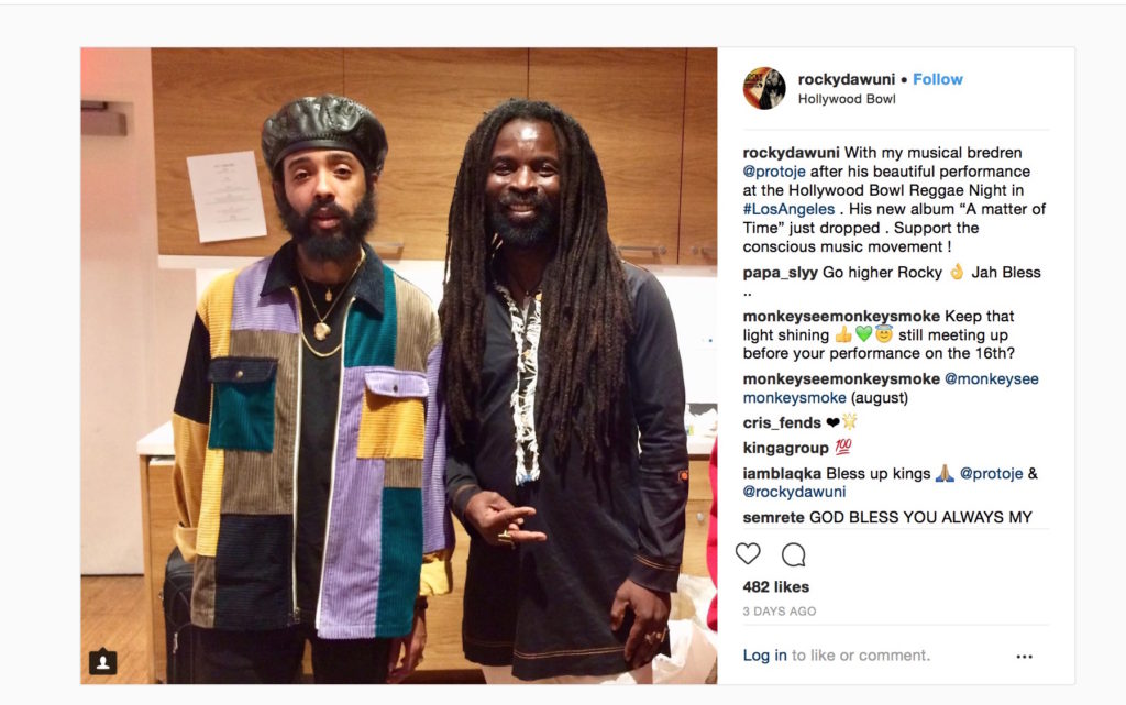 Proteje with Rocky Dawuni at Hollywood Bowl