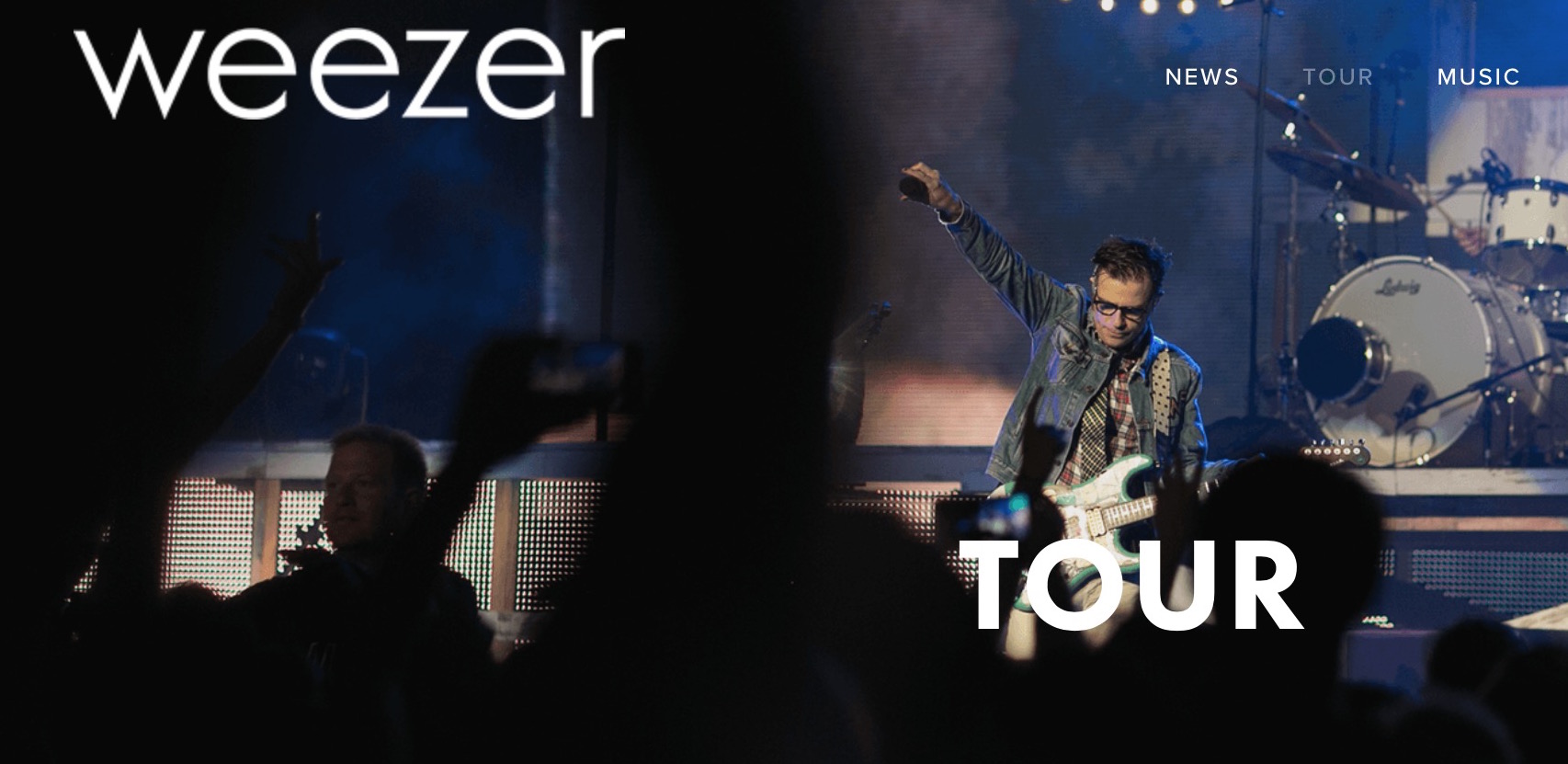 weezer tour bend