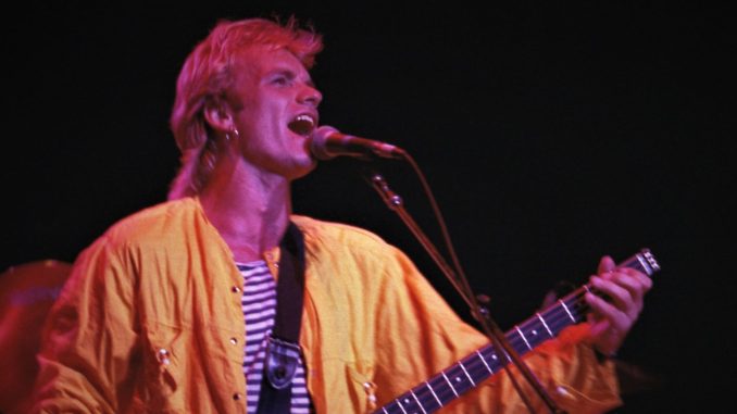 Sting performs with The Police in 1982 - All photos © 1982 Richard King