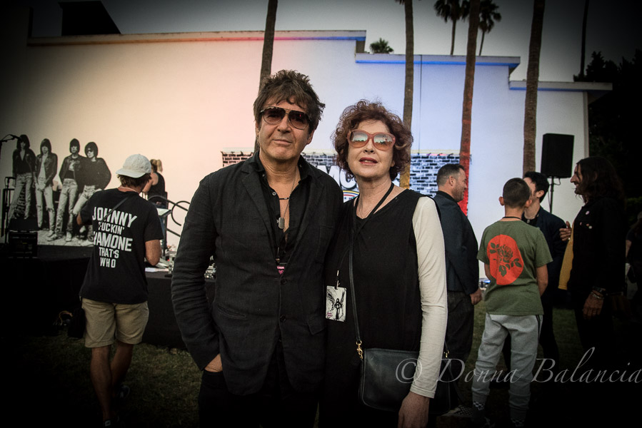 Mr. and Mrs. Clem Burke attend Johnny Ramone celebration - All photos © 2018 Donna Balancia