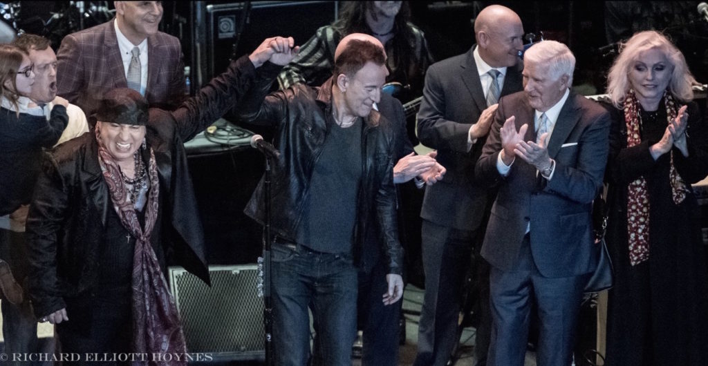 Bruce Springsteen, seen here at the New Jersey Hall of Fame honors will headline 'Heroes' - Photo by Richard Hoynes