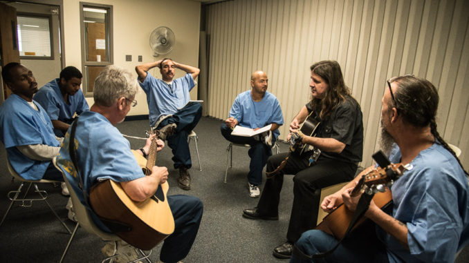 The music classes and arts programs keep the prisoners going - Photo © 2018 Donna Balancia
