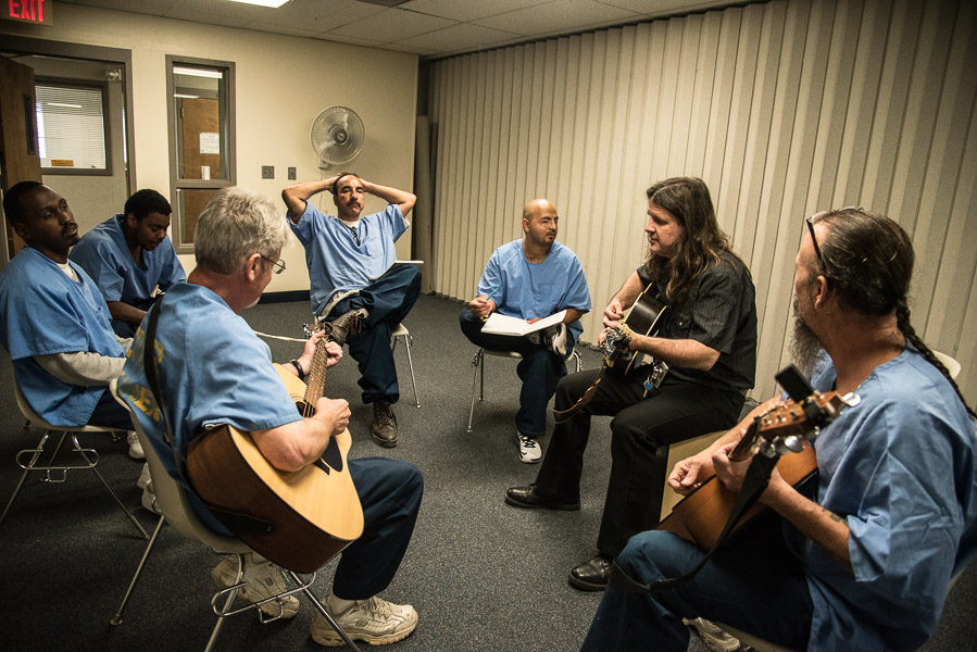 The music classes and arts programs keep the prisoners going - Photo © 2018 Donna Balancia