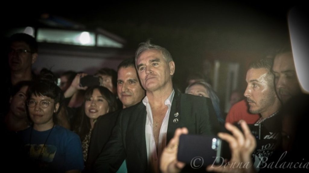 Morrissey is about the fans. - Photo © 2018 Donna Balancia