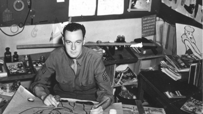 Stan Lee as 'playwright' in U.S. Army - Courtesy photo