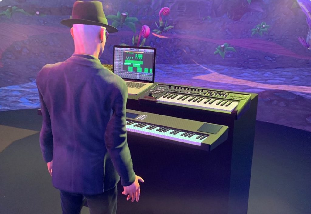 The Thomas Dolby avatar - Courtesy image