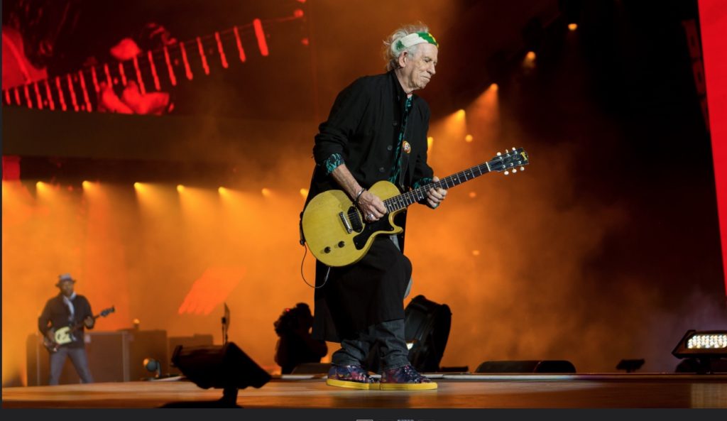 Keith Richards prepping for a sober No Filter Tour - Photo by Raph