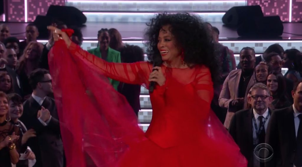 Diana Ross at the GRAMMYs - CBS