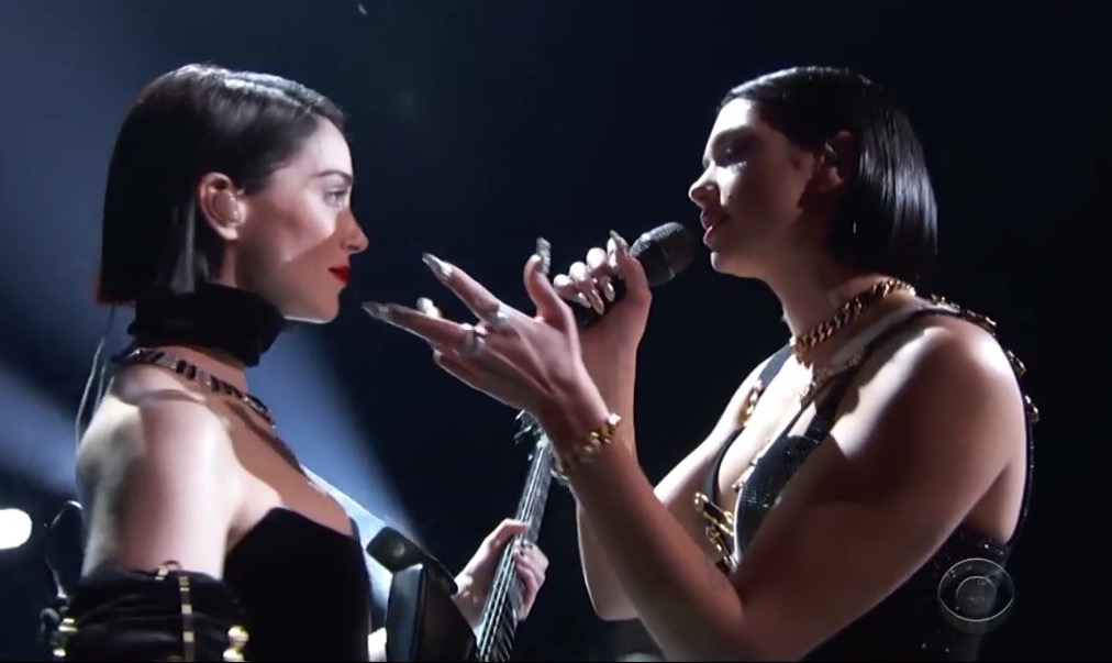 St. Vincent and Dua Lipa duet at Grammys - CBS