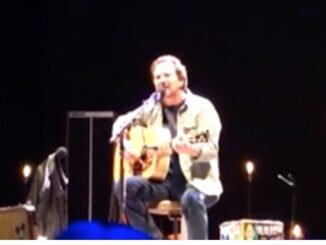 Eddie Vedder at Innings Fest - Video and image by John Telleria