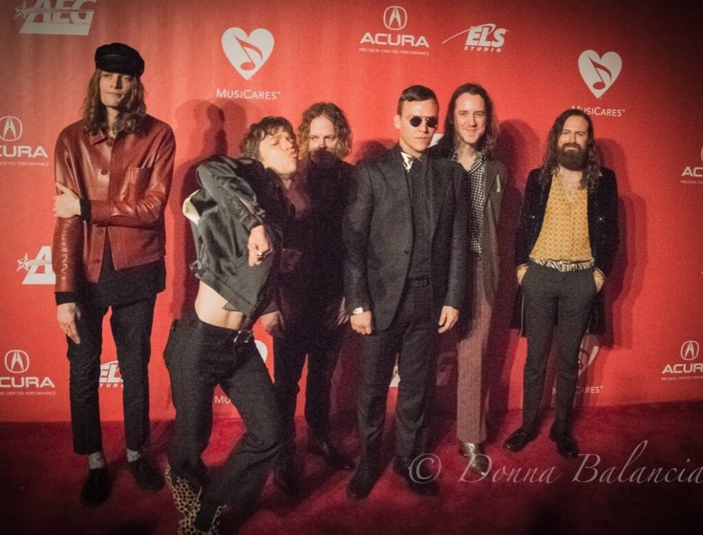 Cage The Elephant at Tom Petty MusiCares event in 2017 - Photo by Donna Balancia