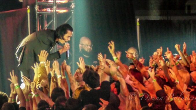 Nick Cave is close to the people - Photo by Donna Balancia