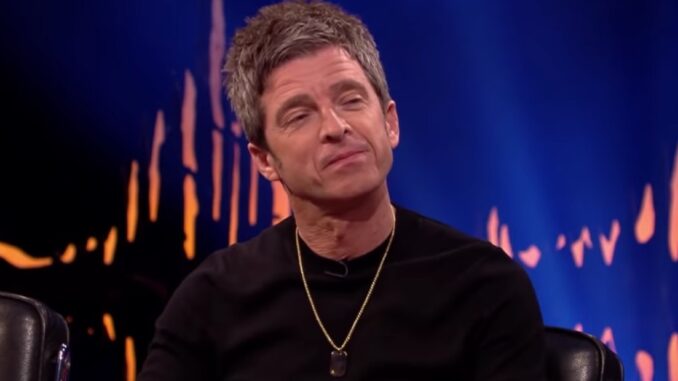 Noel Gallagher on Skavlan show - Courtesy