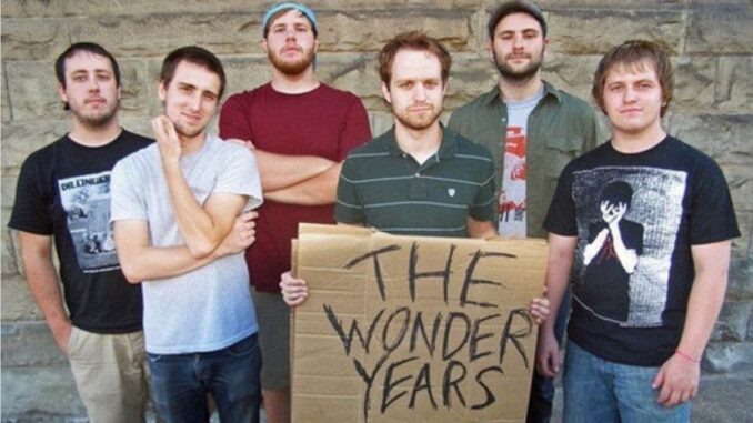 The Wonder Years on tour Burst and Decay - Courtesy
