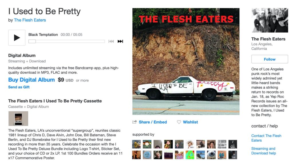 Flesh Eaters on California Rocker Best Albums of 2019